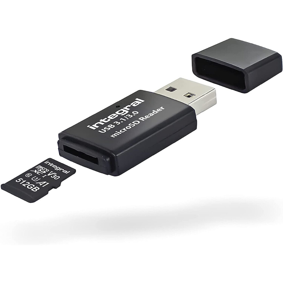 Integral Micro SD Card Reader, USB 3.1 USB 3.0, for micro SD, microSDHC, microSDXC Memory Cards, USB3.0 Memory Card Adapter