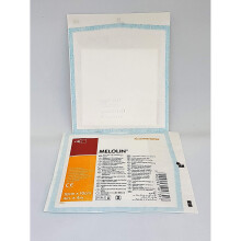 Melolin Sterile Dressings 10x10 cm - Low-Adherent Absorbent Dressing, 50-Count for Light to Moderate Wounds (Abrasions, Sutured Wounds, Burns)