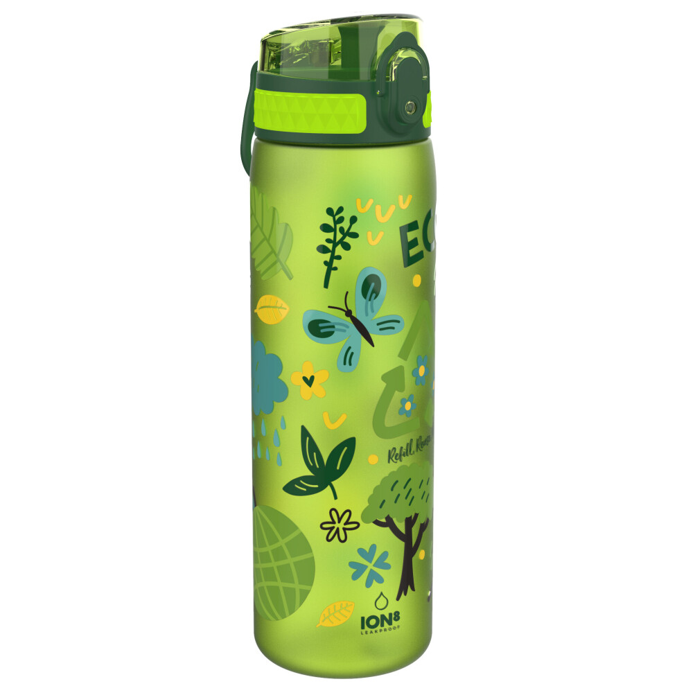 Ion8 Leak Proof Slim Water Bottle, BPA Free, Eco, 500ml