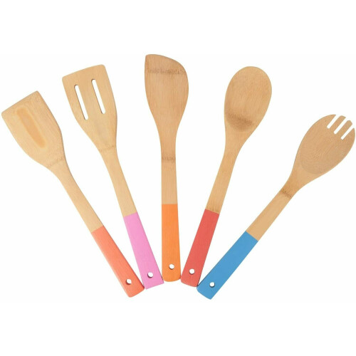 5 Piece Utensils Kitchen  Tools Spoon Spatula Utensils holders Set 1