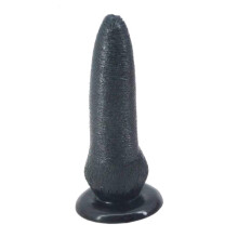 (Black) 20Cm 7.9Inch Faak Dildo Dong Colour Rubber Sex Toy 6.5Cm Thick Butt Plug