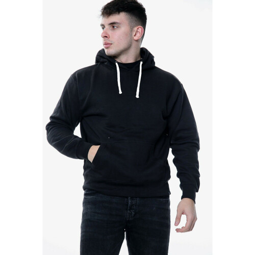 True Face (Blue, S) Mens Pullover Hoodie Plain Fleece Sweatshirt Top 1