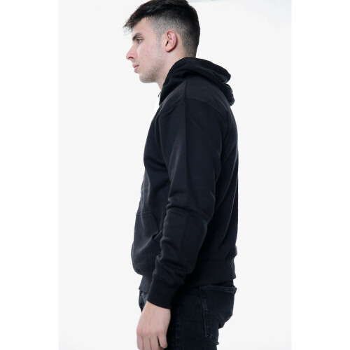 True Face (Blue, S) Mens Pullover Hoodie Plain Fleece Sweatshirt Top 2