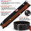 (Black, Small) RDX Weight Lifting Belt Powerlifting, 6mm 6