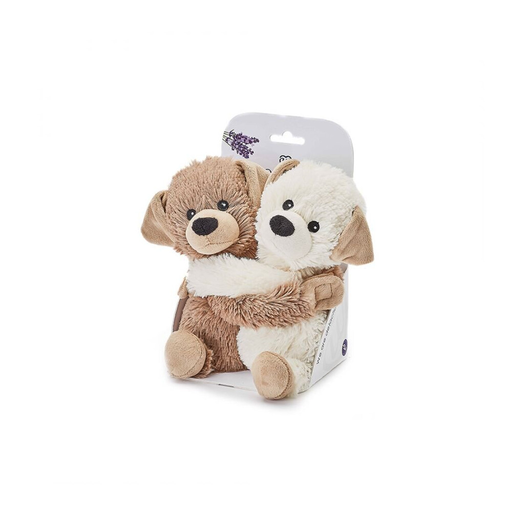 Warmies Warmies® Warm Hugs 9" Puppies Small Microwaveable Lavender Gift Pack Cuddly Toys