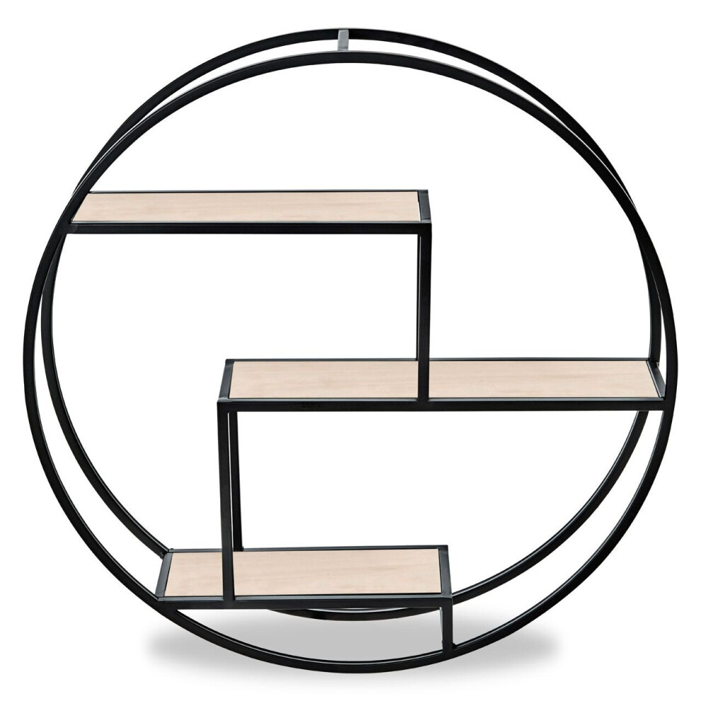Premier Housewares Brixton 3 Tier Round Metal Shelf