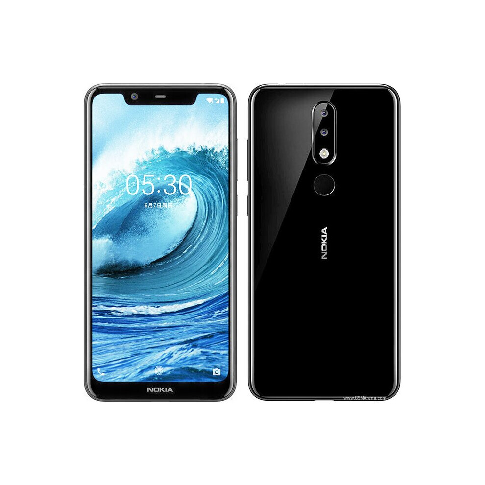 (Night Black) Nokia 5.1 Plus (Nokia X5) Dual SIM | 64GB | 6GB RAM-image-OPC-P8RMX7M-REFURBISHED