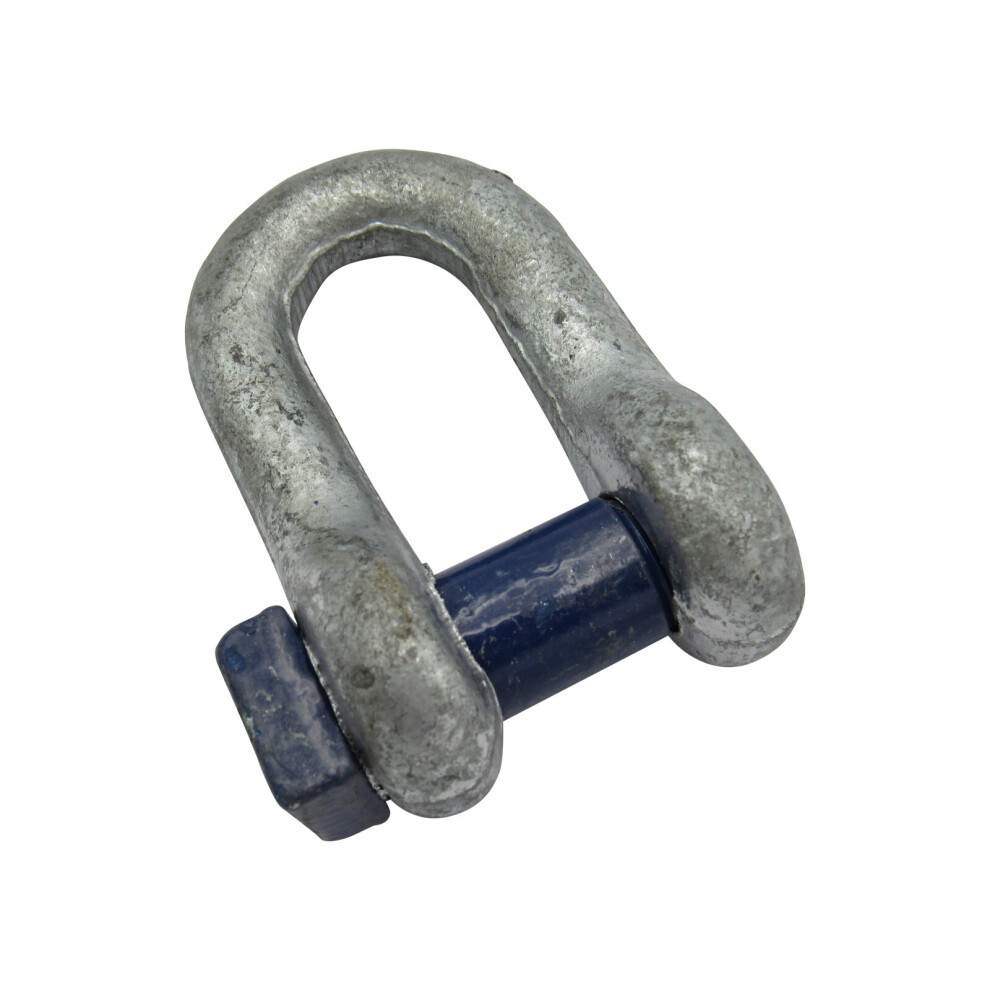 4.75 Ton Galvanised Dee Shackle With Square Head (4750Kgs Marine) 600988495067