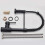 Black Kitchen Taps Kitchen Sink Mixer tap with Solid Brass Commercial Single Handle 7