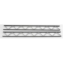 Plastruct PLS90408 1 in. Open Web Truss ABS Plastic Strip, Dark Gray - Count 2