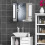 Homcom HOMCOM Bathroom Cabinet W/ Double Door Wall Mounted Mirror 4