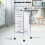 Gymax Mobile Rolling Utility Cart 10 Drawers Storage Trolley Home Office Organizer 4