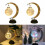 Ranpo (Yellow) Battery-powered Lamp Moon Decoration Night Light 2