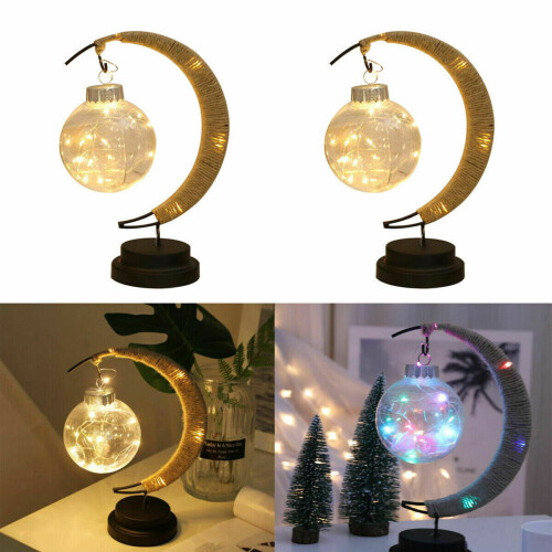 Ranpo (Yellow) Battery-powered Lamp Moon Decoration Night Light 1