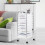 Gymax Mobile Rolling Utility Cart 10 Drawers Storage Trolley Home Office Organizer 10