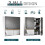 Homcom HOMCOM Bathroom Cabinet W/ Double Door Wall Mounted Mirror 6
