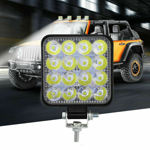 Ranpo 4PCS 16LEDs Car Work Light Floodlight DC10-30V 48W Car LED Light 1