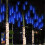 Solar Powered Led string light Falling Fairy String Lamp Meteor Shower 3