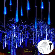 Solar Powered Led string light Falling Fairy String Lamp Meteor Shower