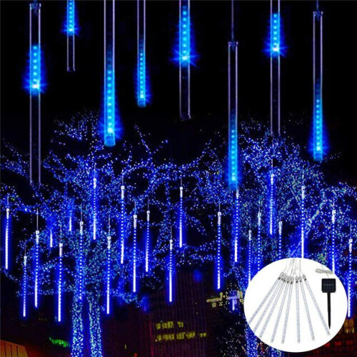 Solar Powered Led string light Falling Fairy String Lamp Meteor Shower