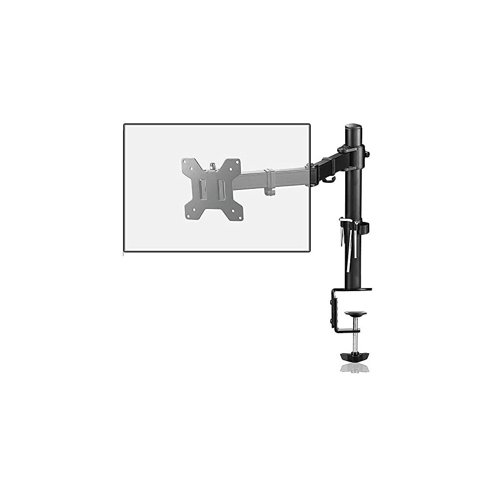 Single Monitor Arm, Monitor Arm Desk Mount For 13-27 Inch Lcd Led Screens Pc Monitor &Projector Stands,Screen Stand For Desk Up To 10Kg,Vesa 75/100Mm 739450799515