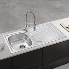 JASSFERRY Stainless Steel Kitchen Sink 1.0 Bowl Reversible 980x510mm