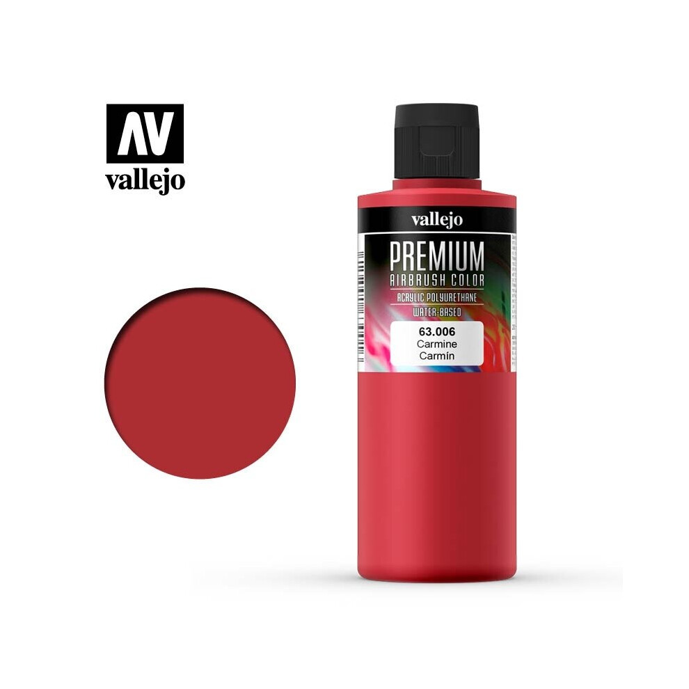 VAL63006 - AV Vallejo Premium Color - 200ml - Opaque Carmine