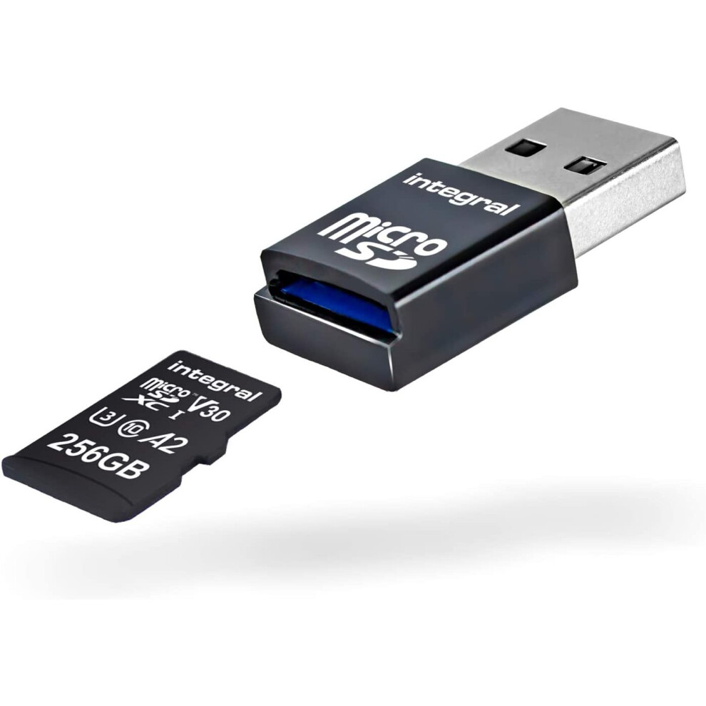 Integral Micro SD Card Reader, Up to 180MB/s Read and 130MB/s Write speed, USB 3.1 USB 3.0, for micro SD, microSDHC, microSDXC Memory Cards, USB3.0