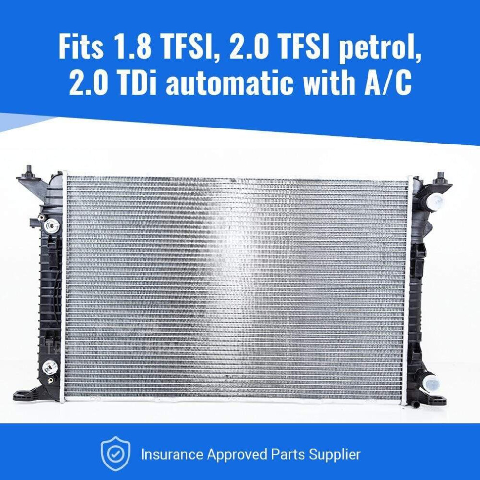 Audi A6/S6 2011-2018 Radiator (1.8 Tfsi, 2.0 Tfsi Petrol)(2.0 Tdi) (Automatic) (With Ac) 7426938507078