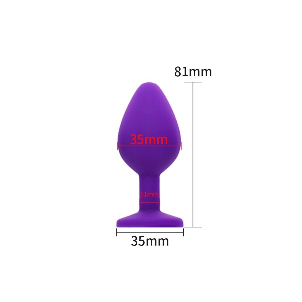 Silicone Butt Plug Anal Plugs Unisex Sex Stopper 3 Different Size Adult  Toys for Men/Women Anal Trainer For Couples on OnBuy