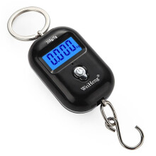 Digital Electronic Luggage Scale 50kg/110lb Portable Suitcase Scale Handled Travel Bag Weighting Fish Hook Hanging Scale
