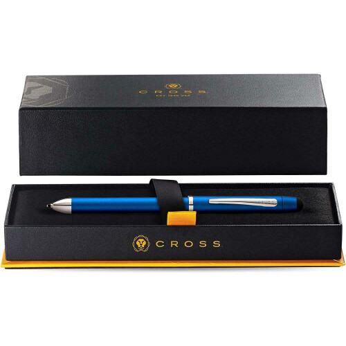 CROSS Tech3+ Metallic Blue Multi-Function Ballpoint w/ Stylus Gift Box 2