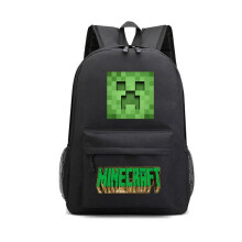 (Black) Minecraft Backpack For Teenagers Kids Boys Children Student School Bags Unisex