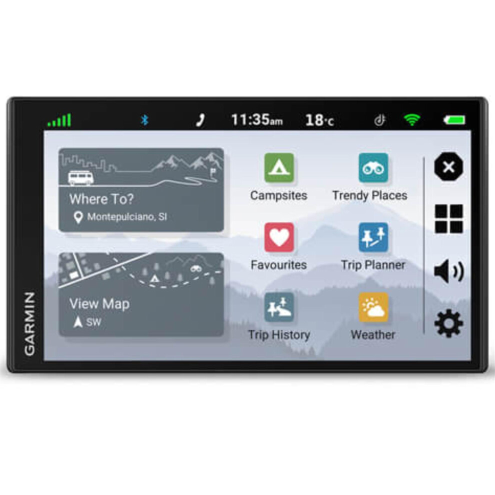 Garmin Camper Van 6.95" GPS Sat Nav Full Europe Map Live Traffic