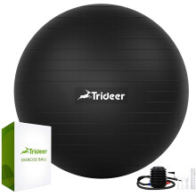 Trideer Extra Thick Exercise Ball, Anti-burst yoga ball, 45-75 cm Fitness Ball for Gym people, 4 Sizes Ball Chair, Heavy Duty to Supports 2200lbs, for