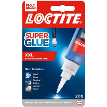 Loctite 2378772 Super Glue, All Purpose Adhesive for Repairs, Super Strong Clear Glue for Various Materials, Superglue for Precise Repairs, 1 x 20 g
