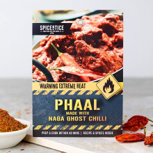 SPICENTICE | Extremely Hot Phaal Curry Kit | Naga Ghost Chilli Pepper | Carolina Reaper Heat for a Real Chilli Lover