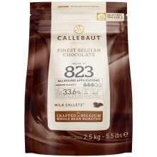 Callebaut Chocolate Milk 33.6 Percent Easi-Melt Buttons Callets 2.5 Kg