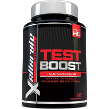 Test Boost for Men - 180 Capsules Testosterone Support Supplement - Ingredients Contribute to Normal Testosterone Levels & Reduction in Fatigue - Zinc