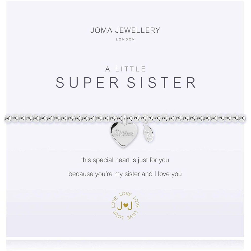 Joma Jewellery a Little Super Sister Bracelet