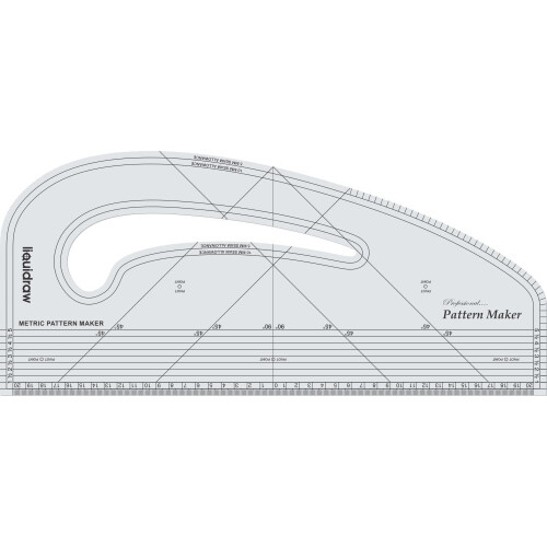 Liquidraw Pattern Maker Pattern Marking Ruler - Metric