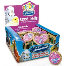 Budgie & Parakeet Seed Bells 34g - Johnsons (TP)(JBHBE) FULL BOX 27