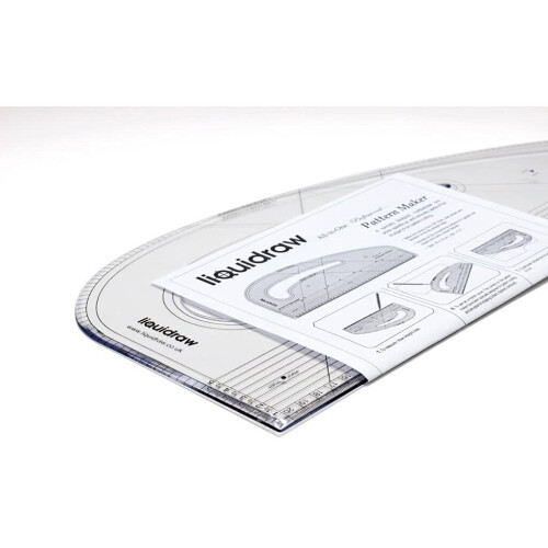 Liquidraw Pattern Maker Pattern Marking Ruler - Metric 1