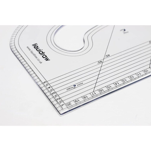 Liquidraw Pattern Maker Pattern Marking Ruler - Metric 2