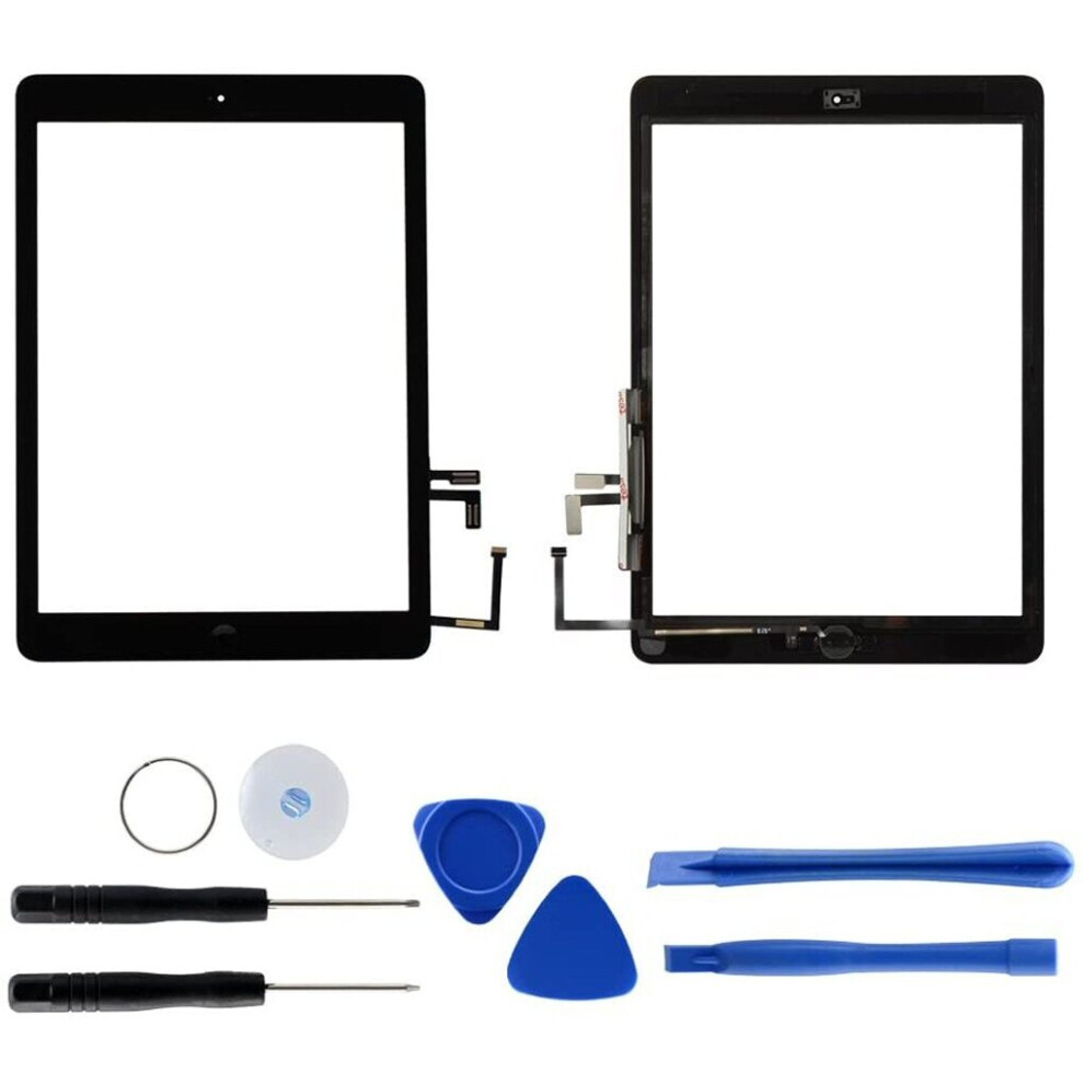 For Ipad Air 1 A1474 A1475 A1476 - Touch Screen Digitizer With Toolkit Black 7427277361659