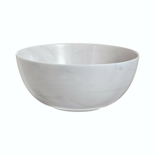 (Grey Marble, Salad Bowl) Luminarc Round 18pc Glass Dinner Set Dinnerware