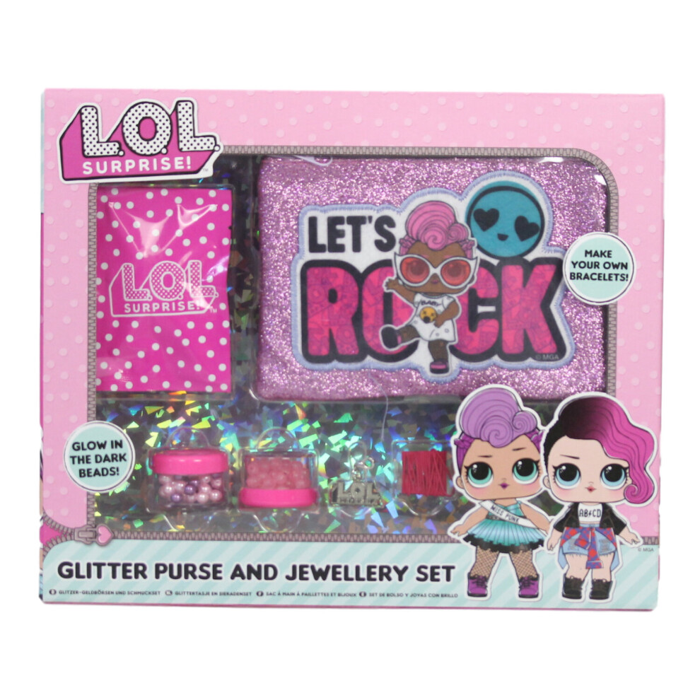 L.o.l. Surprise! L.o.l. Surprise Glitter Purse And Jewellery Girls Children Activity Crafting Set
