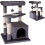 dibea KB00736 Cat Scratching Post Height 75 cm Dark Grey 6