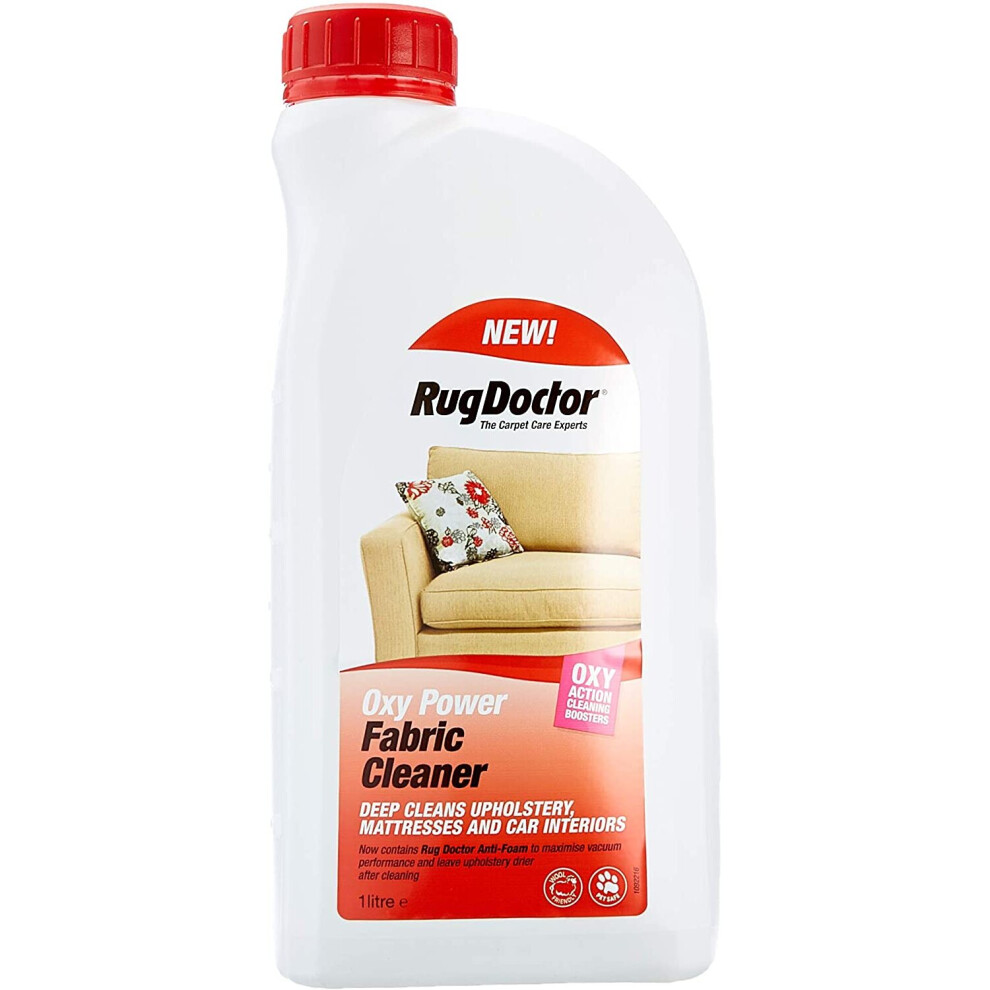 Rug Doctor 70033 Oxy Power Fabric Cleaner with Anti Foam, 1 Litre