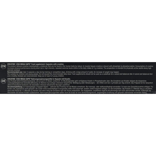 Olimp Labs Creatine Monohydrate 1250 mg Mega Capsules - 120 Caps, 5 g Per Serving 1